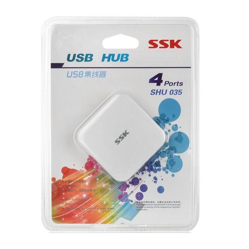 Hub Usb 4 cổng SSK SHU 035 – Hàng Chính Hãng