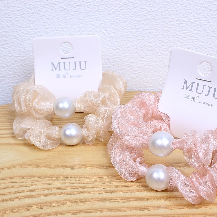 Set 2 cột tóc ngọc trai nhân tạo phong cách Hàn Quốc
