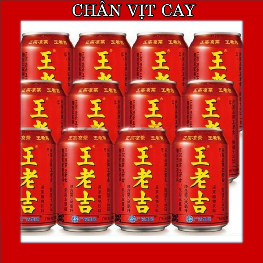 Trà sâm thảo mộc❤️Trà sâm Wanglaoji lon 310ml-Thức uống giải nhiệt tốt cho sức khóe