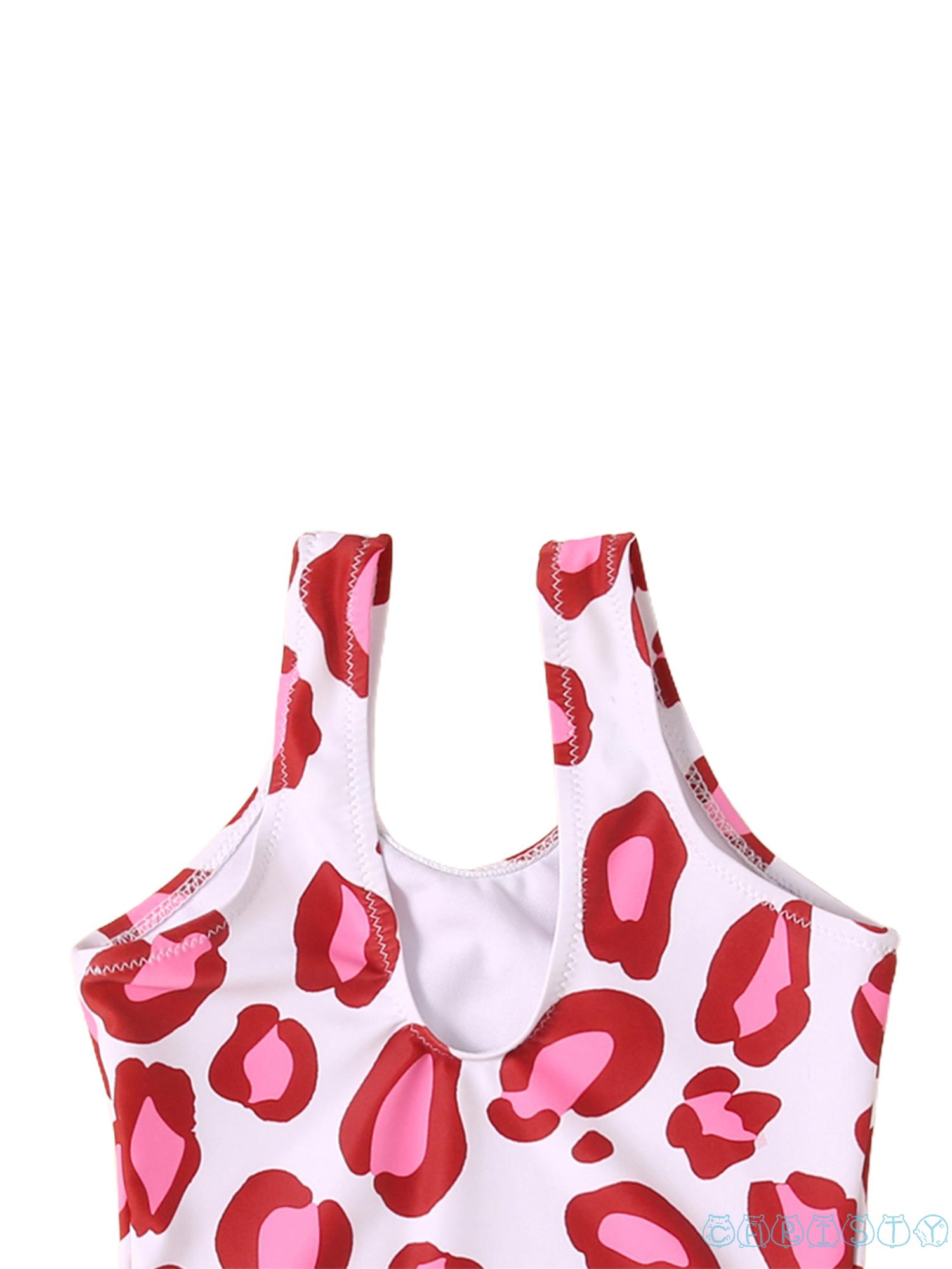 Áo Bơi Liền Quần Họa Tiết Da Báo Đáng Yêu Cho Bé Gái | BigBuy360 - bigbuy360.vn