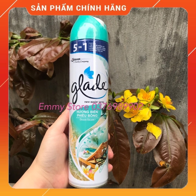 Bình xịt thơm phòng GLADE hương phiêu bồng 280ml ( hàng cty Johnson & son)