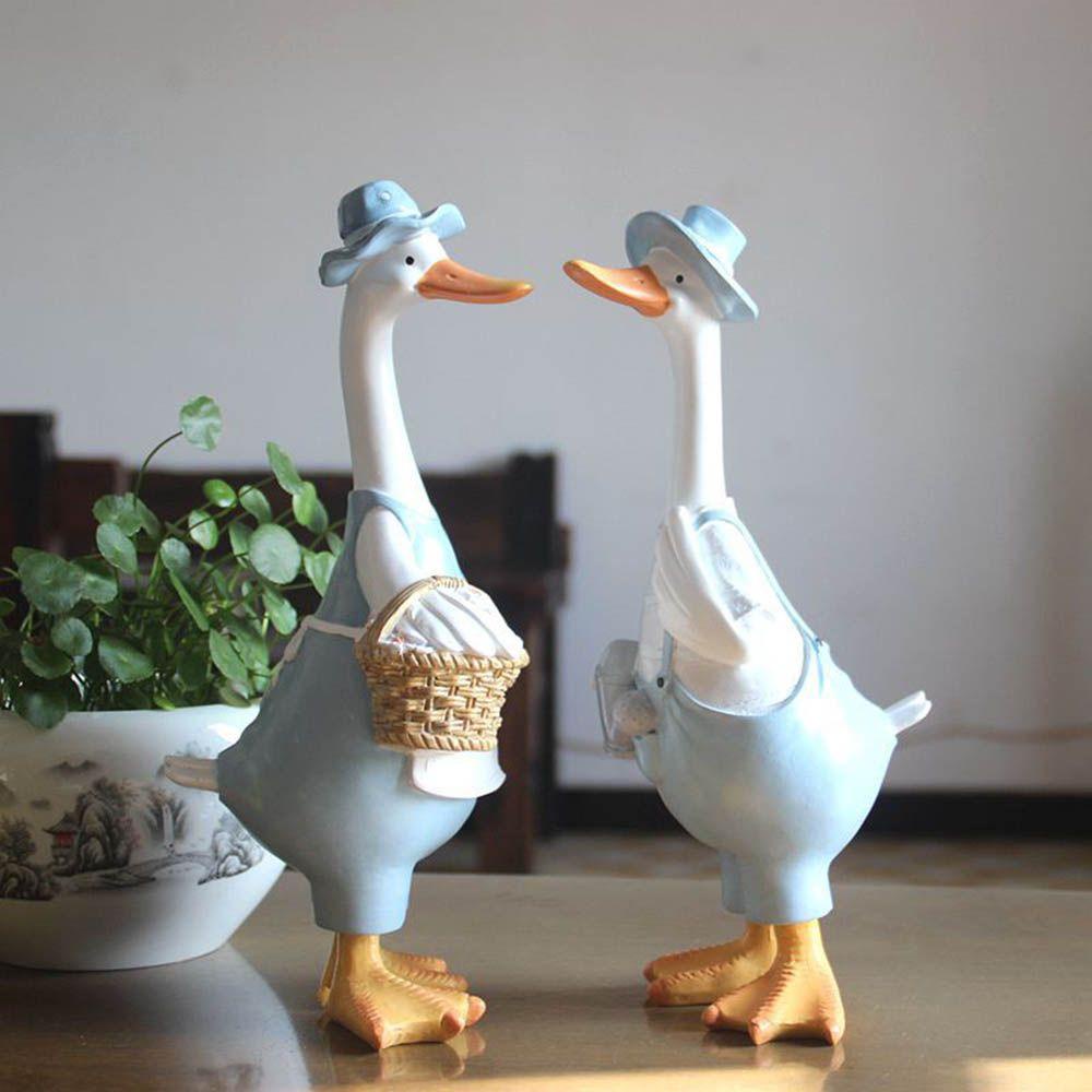 BTLIMER Chú Vịt Miss Thiết Kế Độc Đáo Dùng Trang Trí Sân Vườn Xinh Xắn