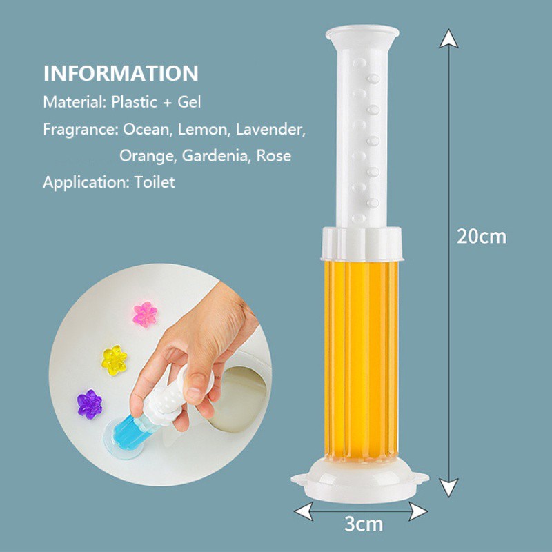 [❌GIÁ SỈ❌] Gel thơm khử trùng bồn cầu - gel khử mùi bồn cầu dạng thạch hình bông hoa 88281