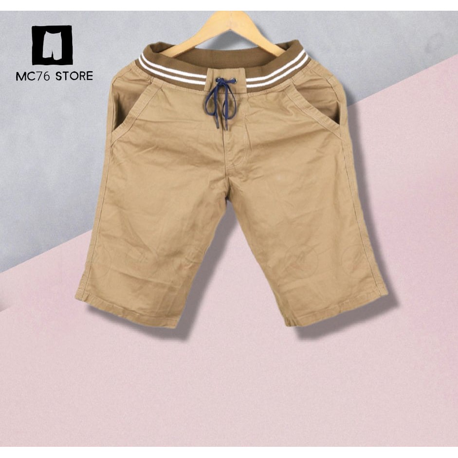 Quần short nam kaki -lưng thun MC76
