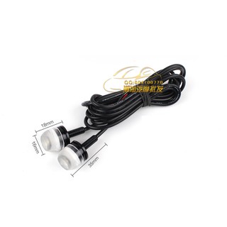 Đèn led nút áo chống nước( 1 cặp)