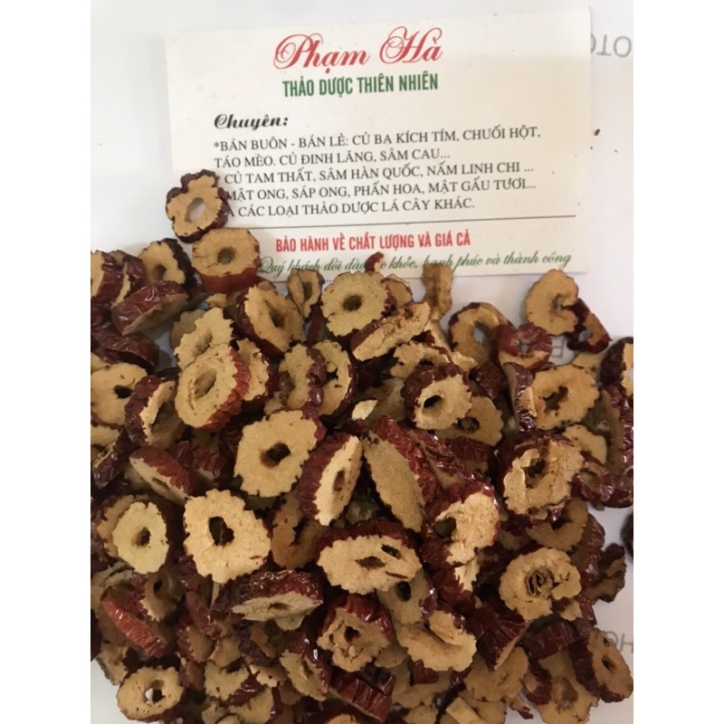 Táo đỏ thái lát Tân Cương 500g