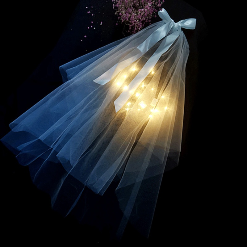 Mạng Che Mặt Có Đèn Dùng Hóa Trang Tiệc Cưới