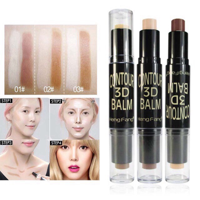 [Giá tốt] [XẢ KHO_FREESHIP] ĐƠN 99K_Thanh tạo khối, che khuyết điểm 2 đầu đa năng | BigBuy360 - bigbuy360.vn