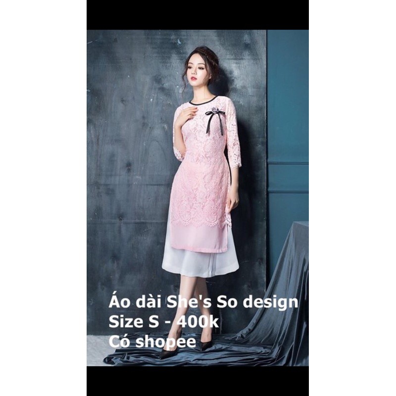 Áo dài ren She’so design