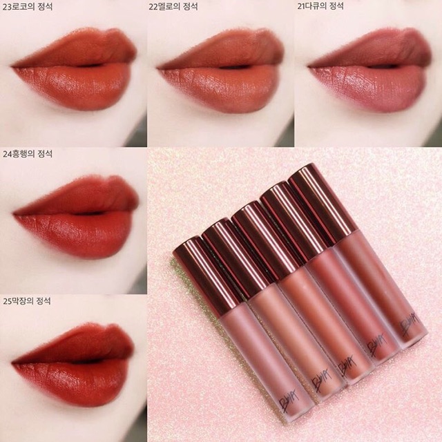 Son kem Bbia Last velvet lip tint