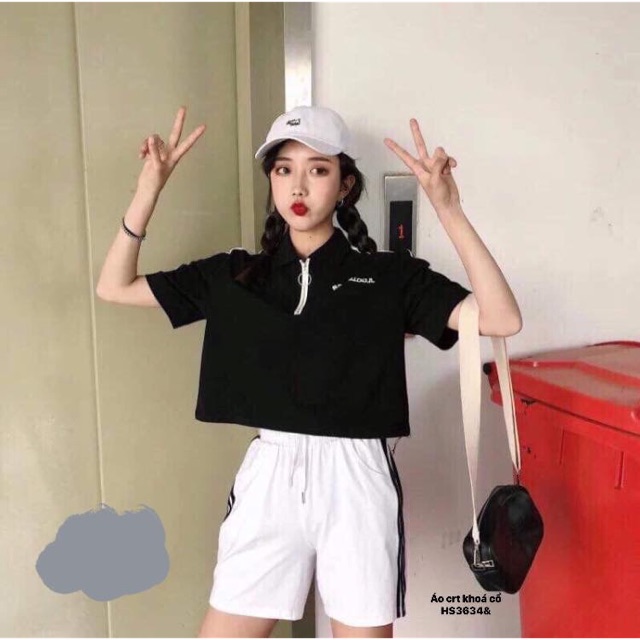 Áo Crt cổ khoá (HS)