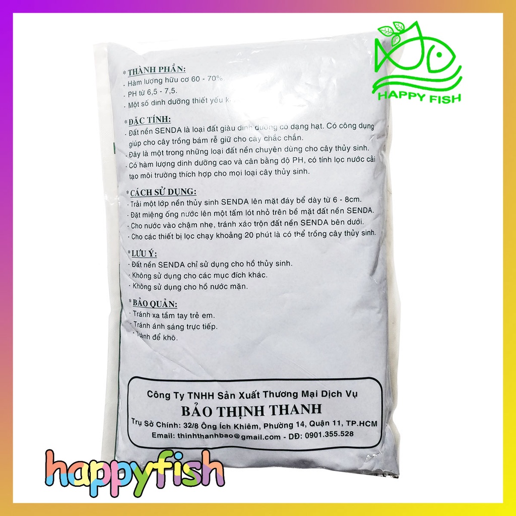 Phân nền thủy sinh Senda - Đất nền Senda