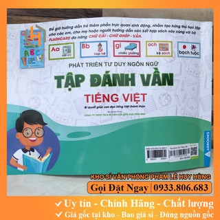 (Giá tại kho) BÉ TẬP ĐÁNH VẦN TIẾNG VIỆT {4-6 TUỔI}  (Hàng sẵn, giá gốc VPP HUY HÙNG)