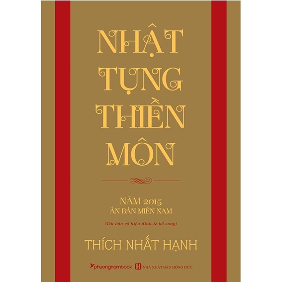 Sách - Nhật Tụng Thiền Môn – Tái bản 2020 – Bìa Cứng có áo khoác