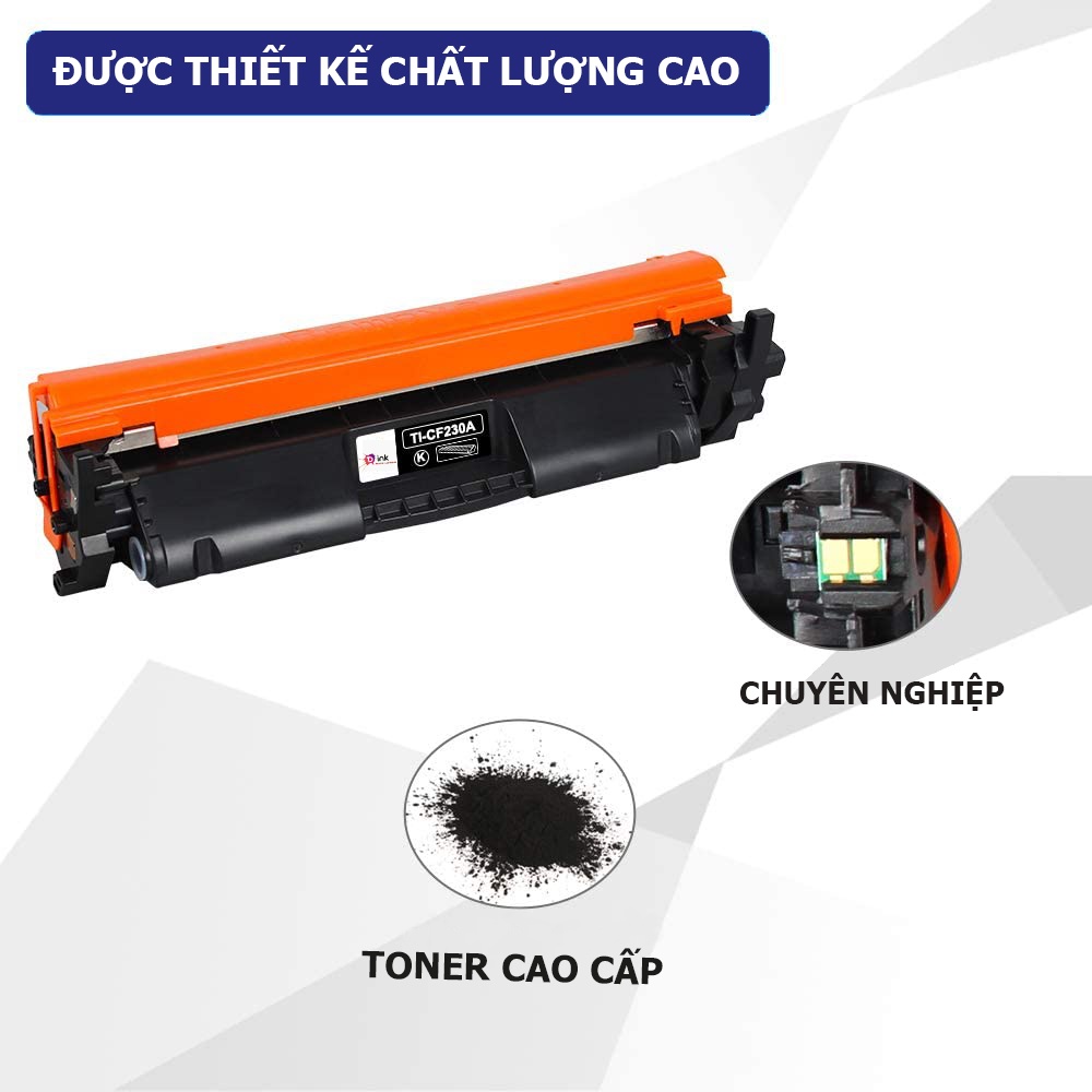 Hộp mực máy in 30A / 051  cho máy HP M203d M203dw MFP M227fdw CF230A in đậm,hàng nhập khẩu