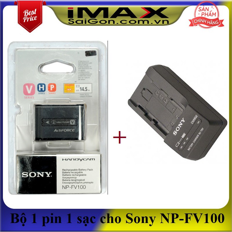 PIN SẠC MÁY ẢNH SONY THAY THẾ CHO PIN NP-FV100