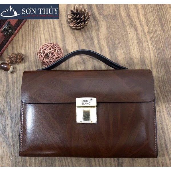 Cặp cầm tay khóa số Clutch Montblanc 9803 - Huco Việt Nam