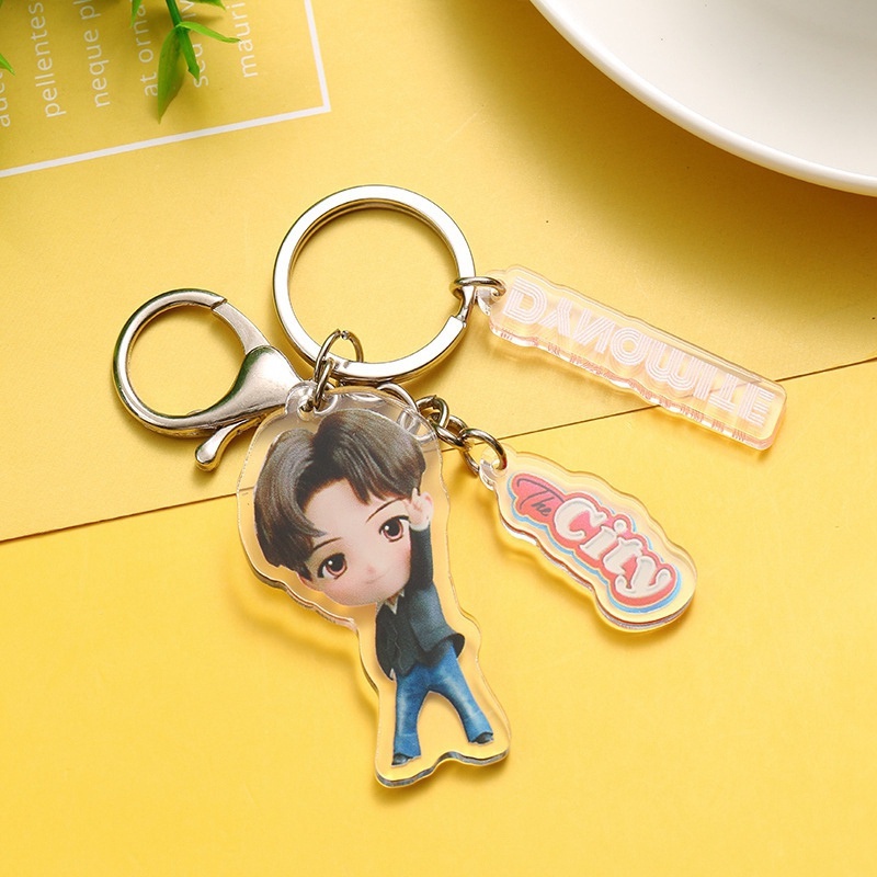 Móc Khóa Acrylic In Hình Các Thành Viên Nhóm Nhạc Bts 2021