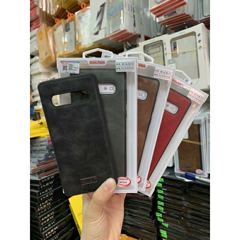 Ốp lưng da SULADA cho Galaxy S10/ S10 Plus da xịn chính hãng