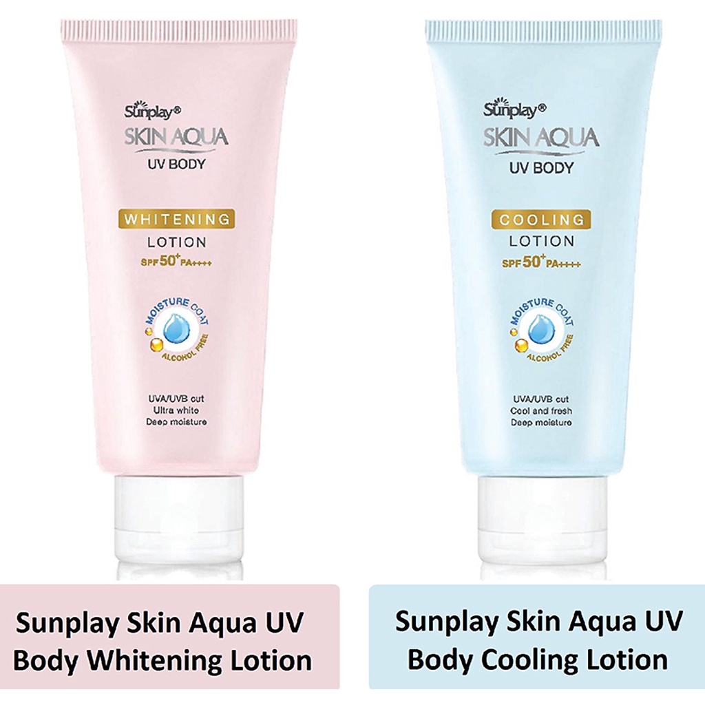 KEM CHỐNG NẮNG DƯỠNG THỂ MÁT LẠNH SUNPLAY SKIN AQUA UV BODY COOLING LOTION