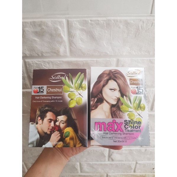 Dầu Gội Nâu Tóc ( Gội Là Nâu ) 30Ml X 10 Gói