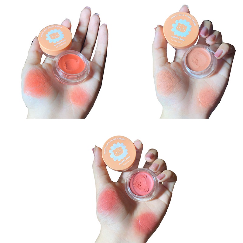 Phấn Má Hồng Đơn Sắc Tự Nhiên Có Thể Sử Dụng Làm Phấn Mắt My HERORANGE bear