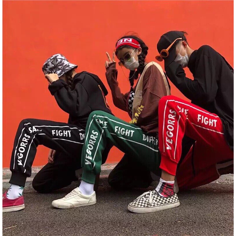 Quần jogger viền chữ cực chất