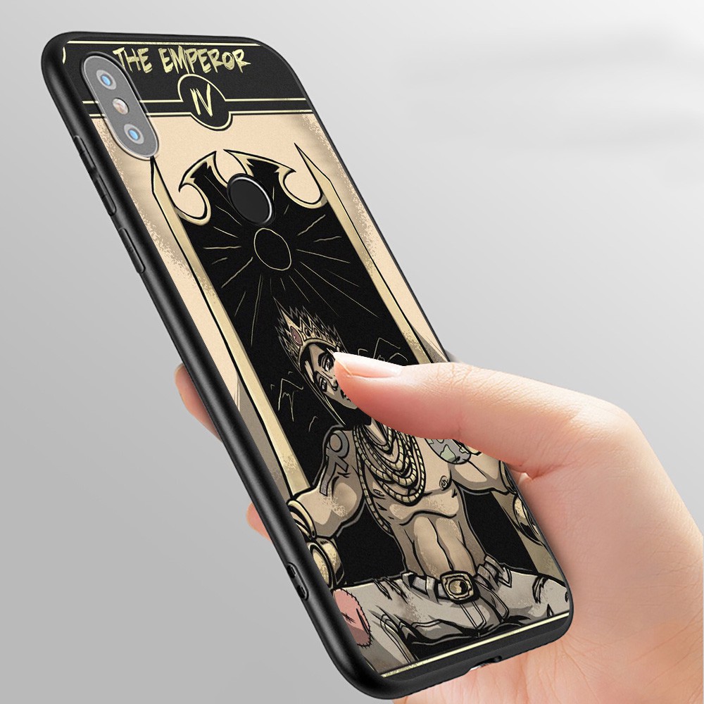 Ốp Điện Thoại Tpu Dẻo Họa Tiết Bài Tarot Death Cho Redmi 4x 5 5a 6 6a 7 7a 8 8a Pro D46