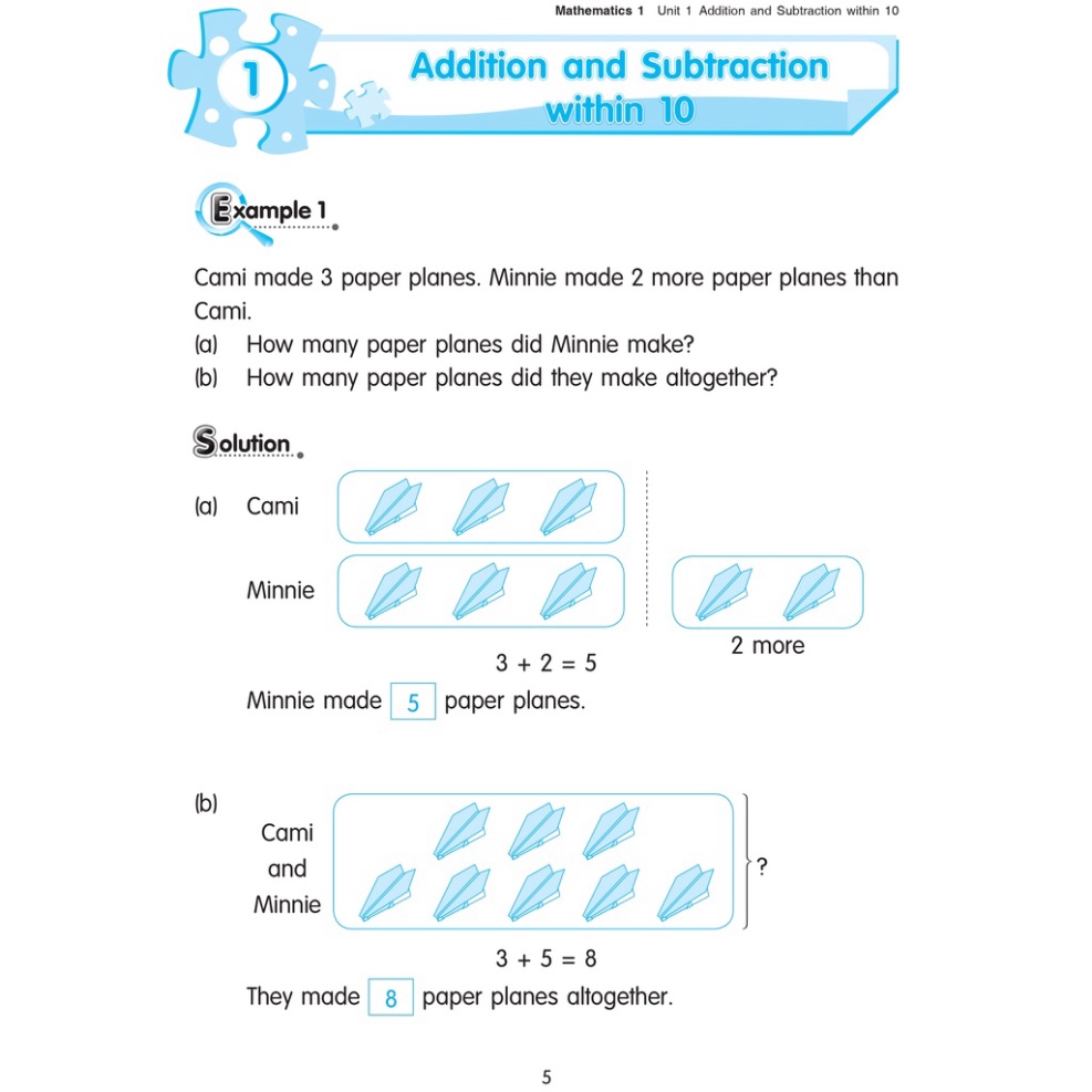 [TIEMSACHTO] Sách - Toán Tiếng Anh Singapore - Giải Toán Đố Dành Cho Học Sinh – Workbook 1 (SM-0705)