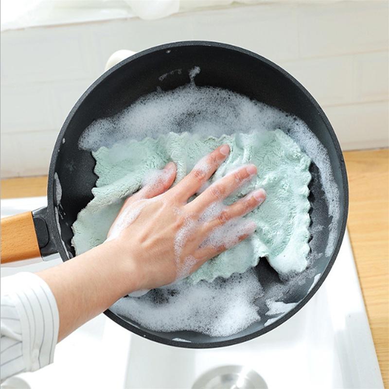 Khăn Lau Chén Dĩa Nhà Bếp Nhiều Màu Sắc