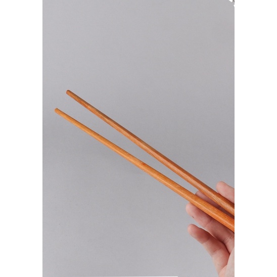Đôi đũa gỗ dài chiên thức ăn chống bỏng cao cấp