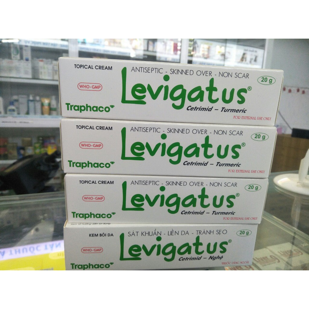 Levigatus 20G tuýp bôi sát khuẩn, liền da , tránh sẹo chuyên trị các vết bỏng