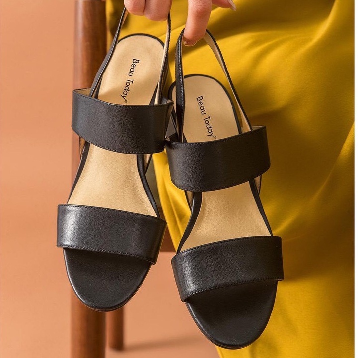 Sandal 2 quai bản to 5 phân mã LNS14 đi học và đi chơi dễ phối đồ phong cách trẻ trung