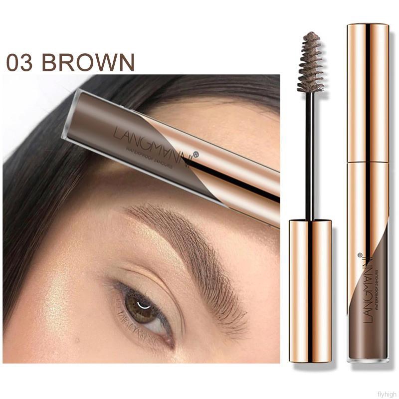 Mascara chuốt lông mày kháng nước lâu trôi Langmanni