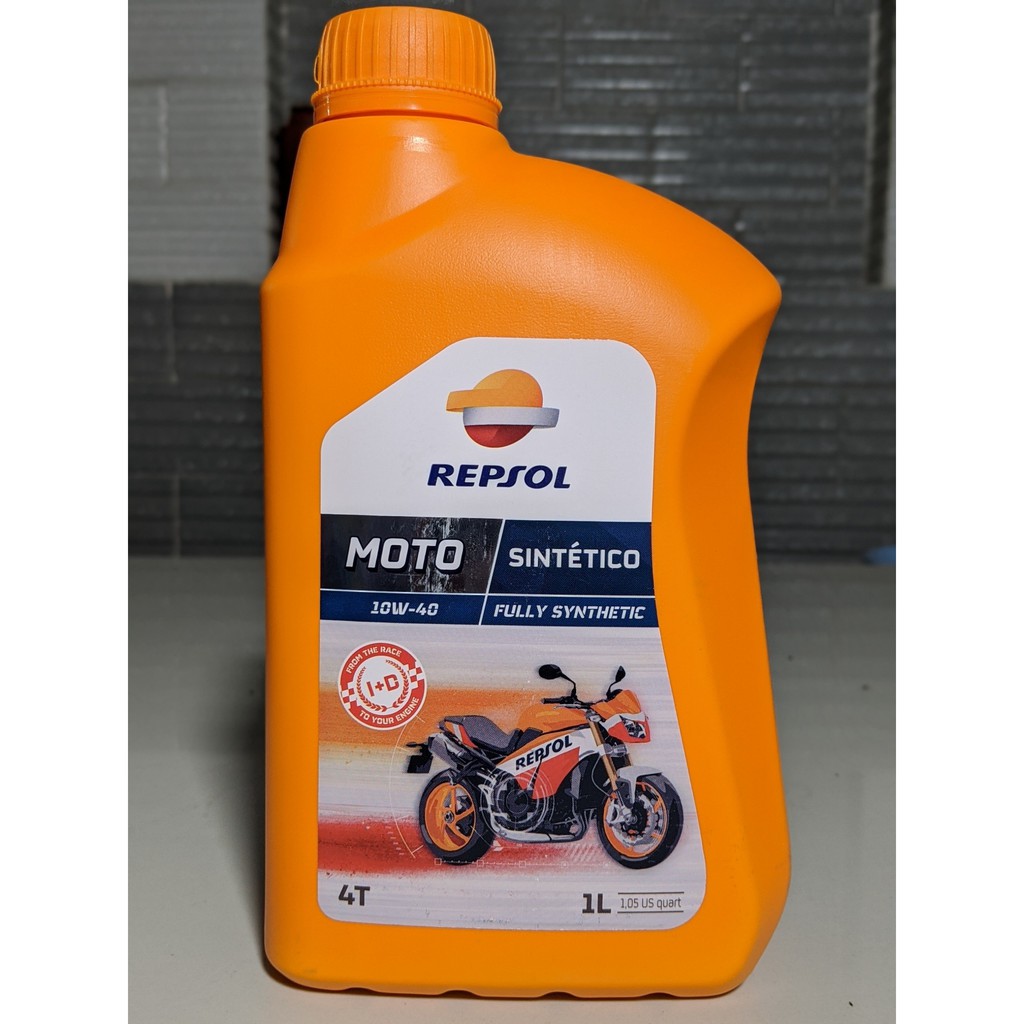 Nhớt REPSOL SINTETICO  4T 10w40  nhập khẩu châu âu 100% tổng hợp 1L