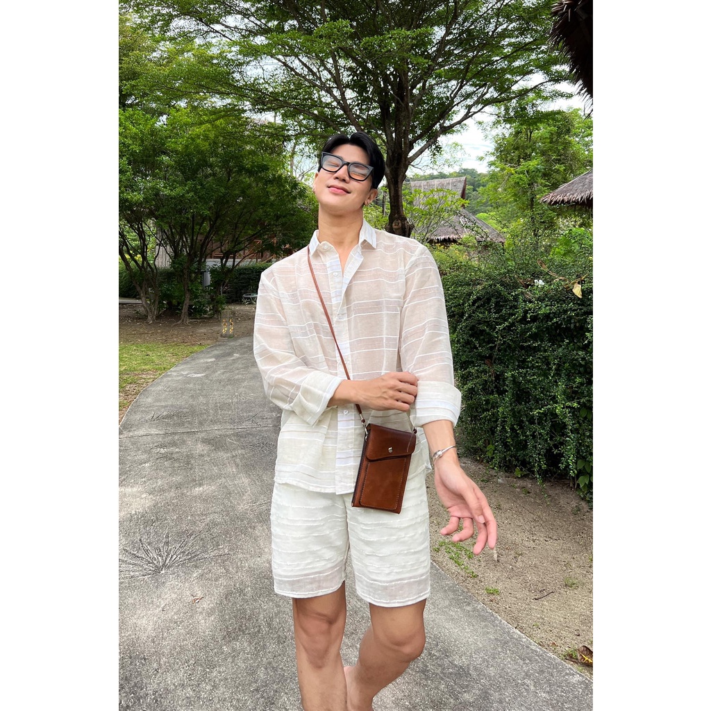 QUẦN SHORT NAM ĐI BIỂN , THỜI TRANG,MIN STRIPED SHORT