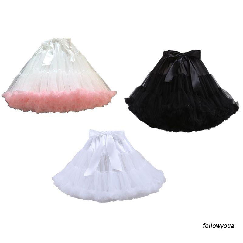Chân váy xòe nhiều lớp phong cách lolita dành cho nữ