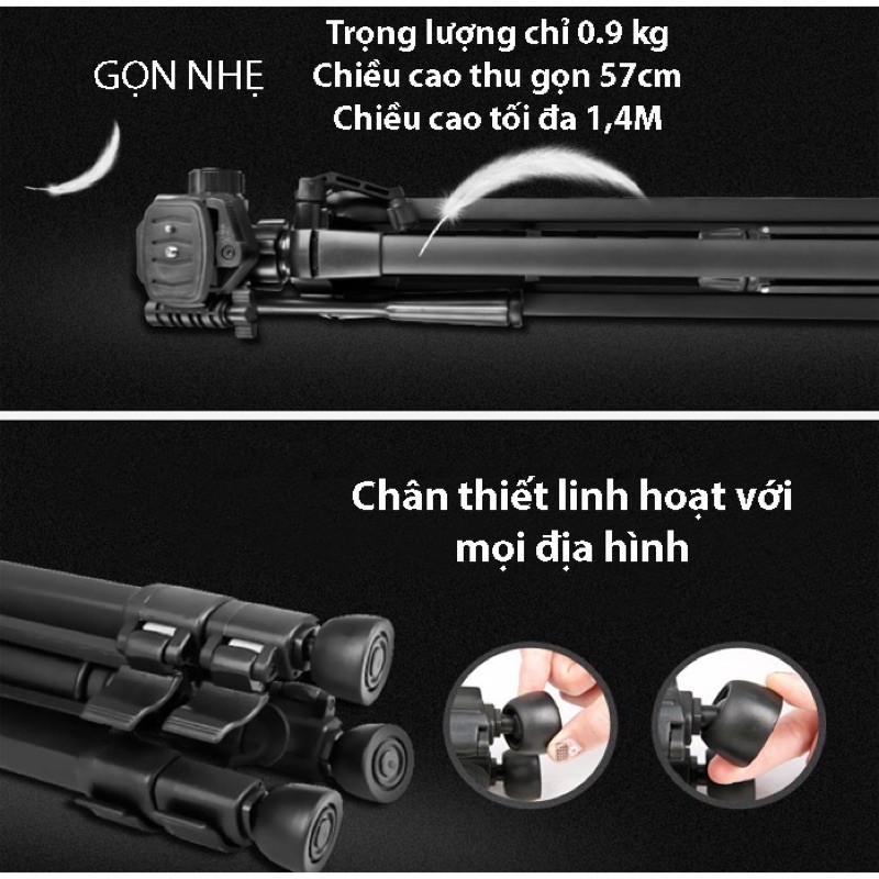 Chân Quay Chụp Hình, Chụp Ảnh, Quay Phim, làm youtobe TF-3520 giá tốt nhất