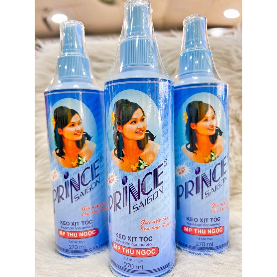 Keo xịt tóc PRINCE SAIGON 270ML (Thu Ngọc )