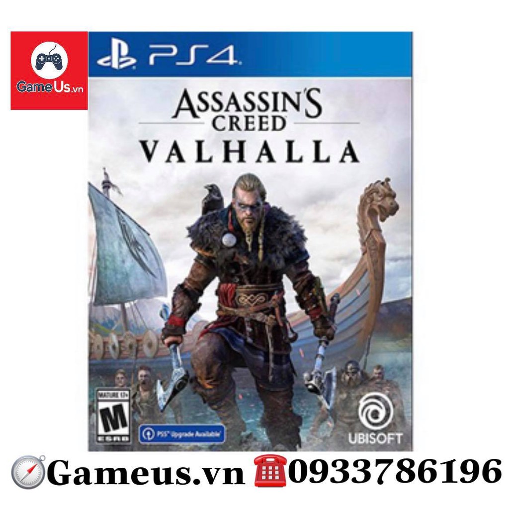 Đĩa game PS5 / PS4 : Assassin's Creed Valhalla Hệ US