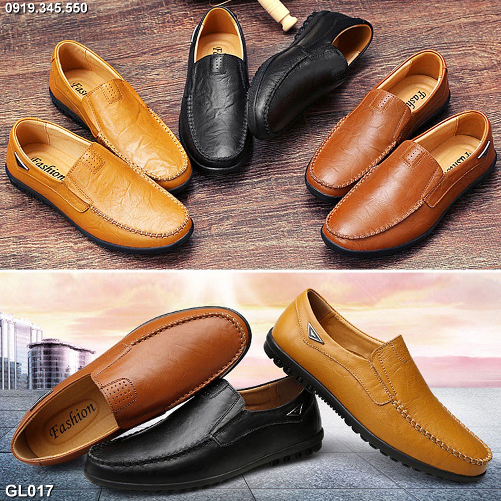 Giày xỏ, giày mọi, giày lười nam big size cỡ lớn 44 45 46 47 48 cho chân to