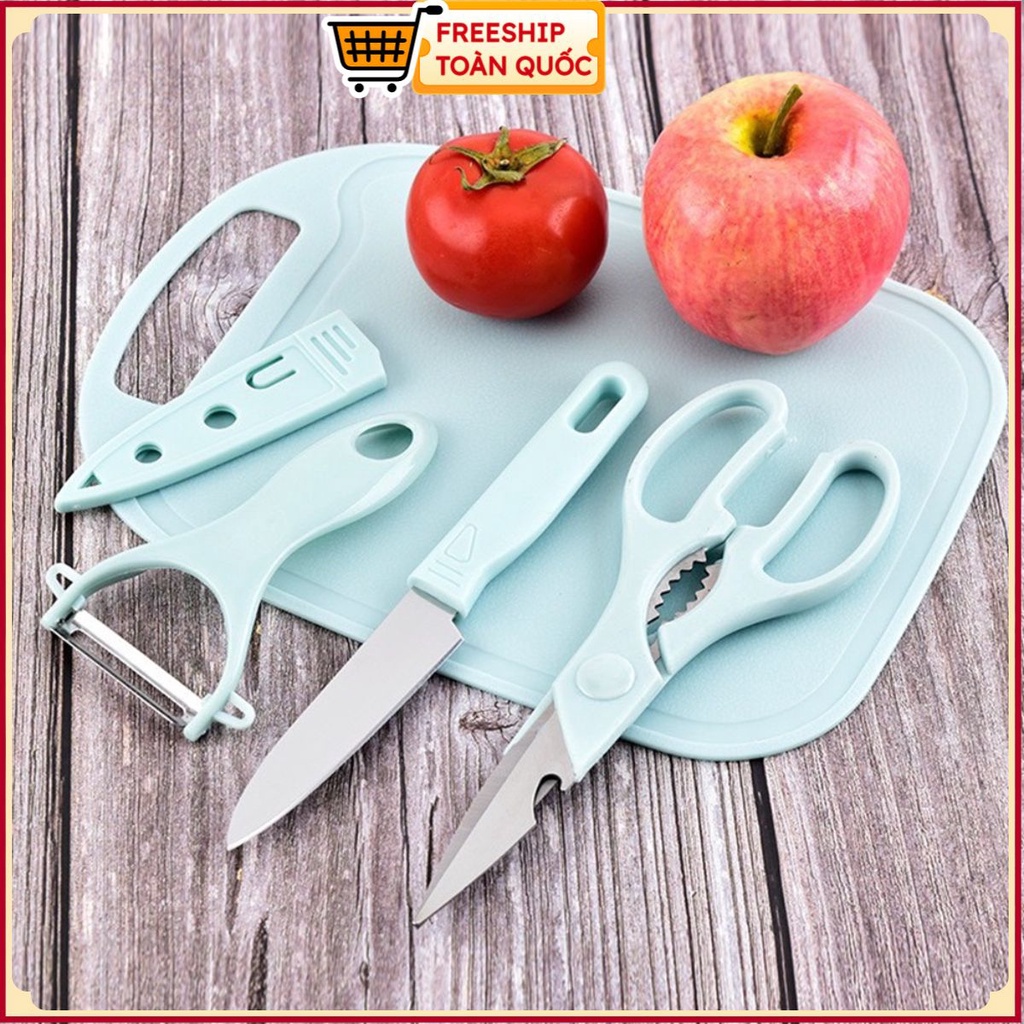(Video Review) Bộ Dao, Bào Ceramic Sứ Và Thớt 3 Món Cao Cấp T8 - Bộ Dụng Cụ Chế Biến Cho Bé Ăn Dặm An Toàn, Dễ Vệ Sinh
