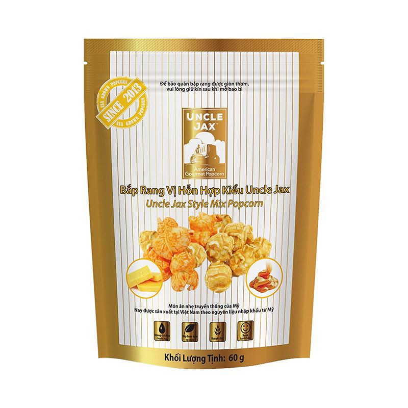 Bắp Rang Uncle Jax Vị Hỗn Hợp 60G