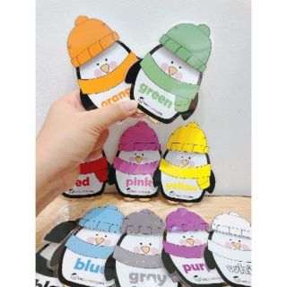 HỌC LIỆU CHO BÉ: Matching mầu sắc - Tìm mũ cho chim cánh cụt