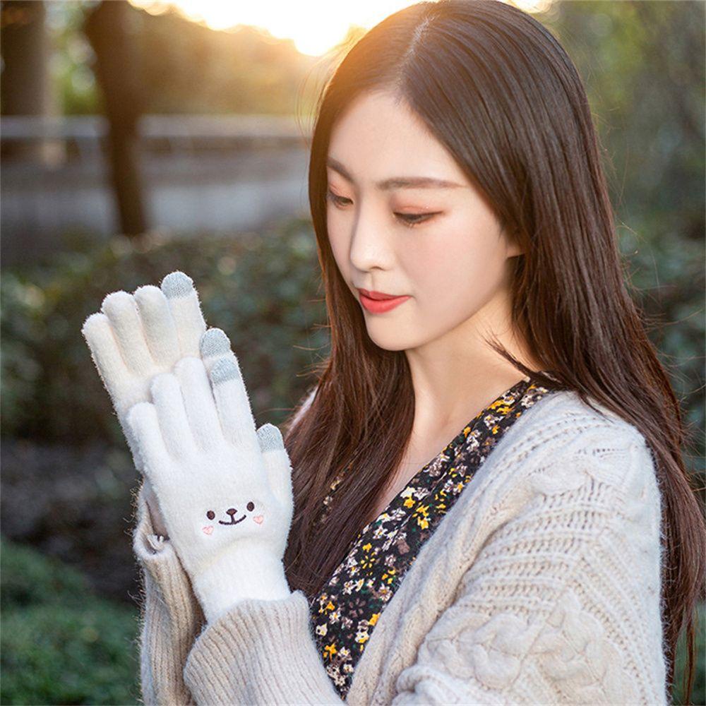 ZAIJIE24 Găng Tay Len Giữ Ấm Khi Đạp Xe
