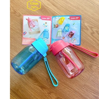 bình mini lohas 350ml ống hút cho bé