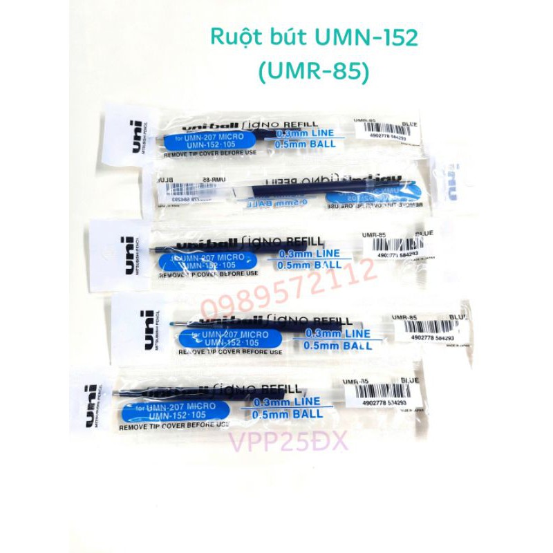 Ruột bút UMN-152 -Ngòi bút uni-ball.