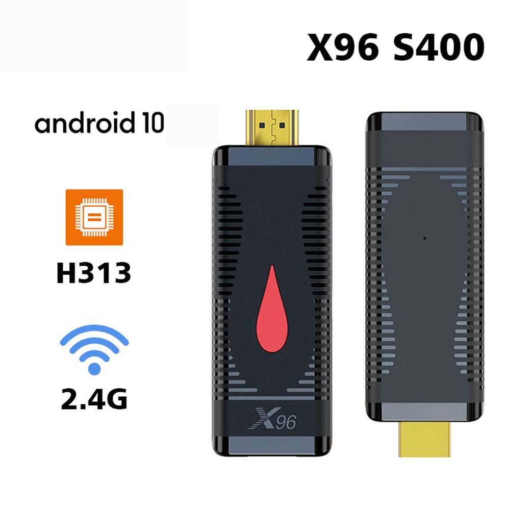 Hộp TV mini thông minh 2GB 16GB X96 S400 TV 4K Android 10.0 2.4G Wifi Allwinner H313 và phụ kiện