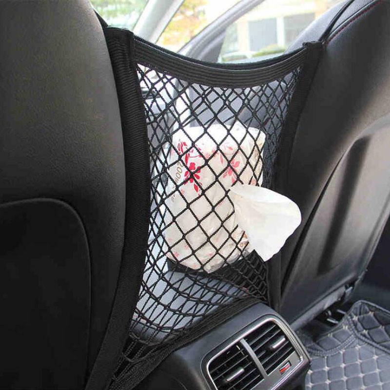 Túi Lưới Co Giãn Đựng Đồ Gắn Lưng Ghế Xe Hơi Tiện Dụng