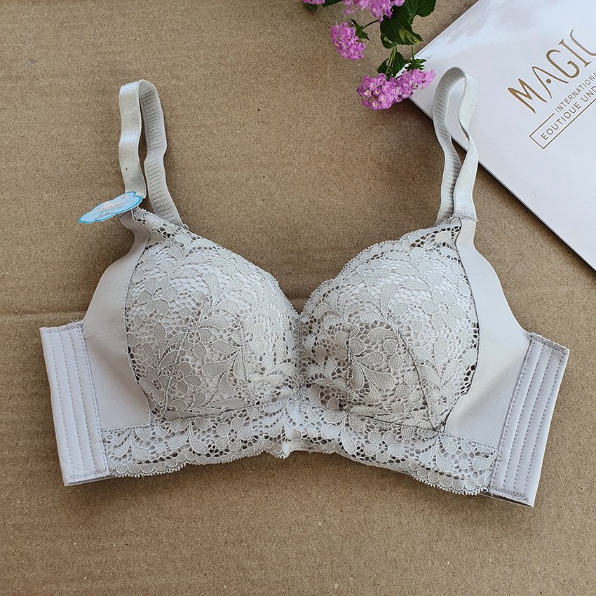 Áo lót nữ 6018 - Chất Ren - Đệm dày nâng ngực 4cm cho form ngực nhỏ